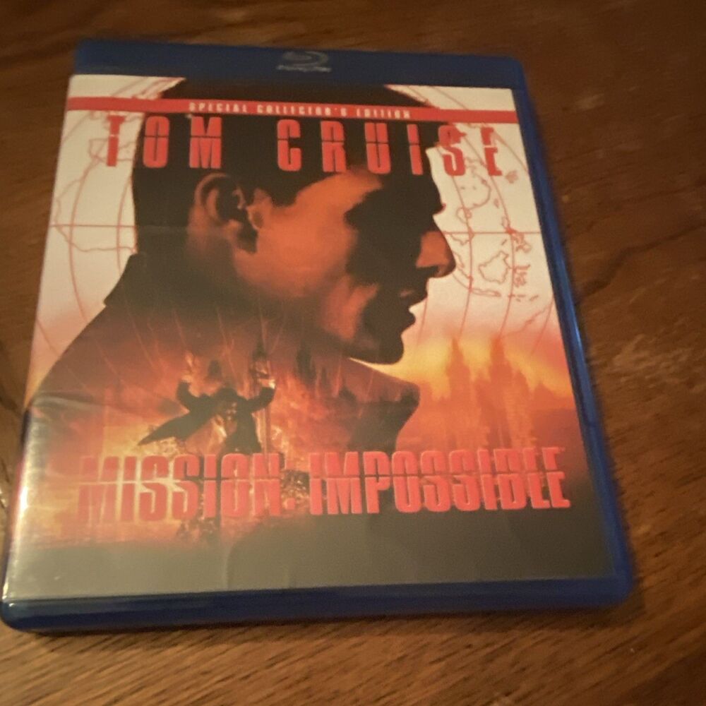 MISSION: IMPOSSIBLE (1996) BLU-RAY NEAR MINT TOM CRUISE EMILIO ESTEVEZ DE PALMA